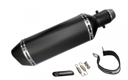 Final toba moto universala STAL013, diametru teava 51mm, culoare negru [2]