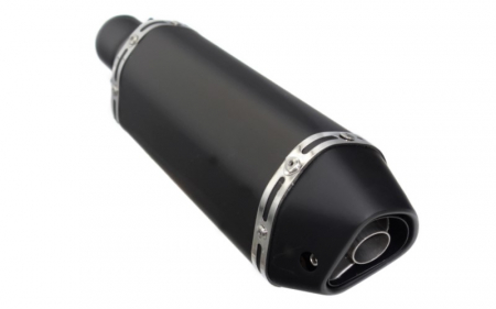 Final toba moto universala STAL013, diametru teava 51mm, culoare negru [1]