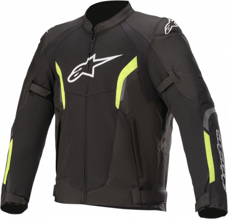 Geci - Geaca moto Alpinestars AST Air v2, culoare negru/galben, marime 2XL