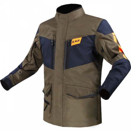 Echipament Strada - Geaca moto/atv LS2 Metropolis EVO Man, culoare kaki/albastru, marime L