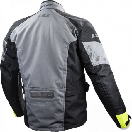 Geaca moto/atv man, LS2 PHASE, culoare gri/negru/galben, marime 4XL [1]