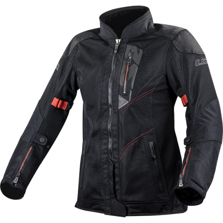 Echipament Strada - Geaca moto Lady LS2 Alba, culoare negru, marime S
