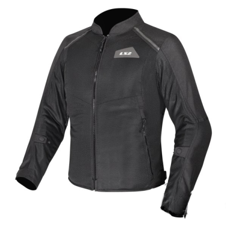 Geci - Geaca moto LS2 Breeze Lady, culoare negru/gri, marime XL
