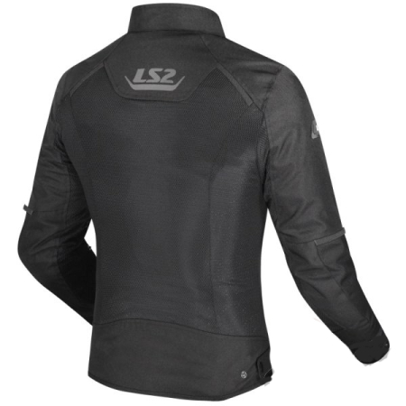 Geaca moto LS2 Breeze Lady, culoare negru/gri, marime XL [1]