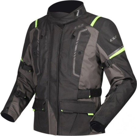 Geci - Jacheta LS2 Narvik Lady, gri/negru/galben, marime XL