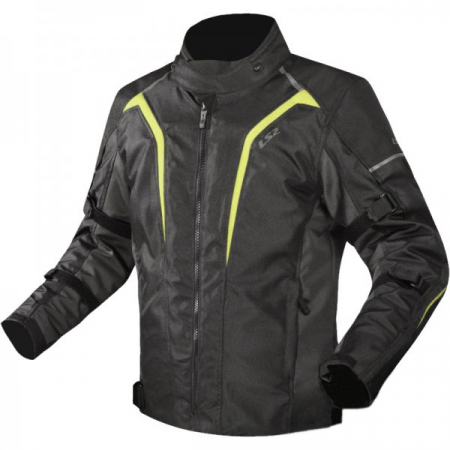 Echipament Strada - Geaca moto LS2 Sepang Man, culoare negru/gri, Hight Vision galben, marime M