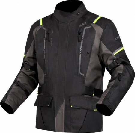 Echipamente - Geaca moto LS2 Narvik Man, culoare negru/gri, marime M