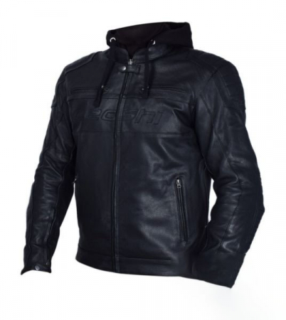 Echipament Strada - Geaca moto piele, Leoshi Bandit, marime 5XL, culoare negru