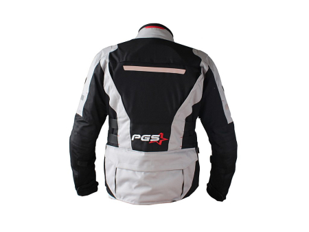 Geaca moto textila, PGS Reviti, marime 3XL, culoare negru/gri [2]