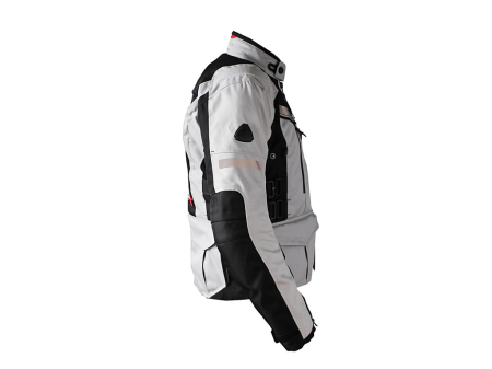 Geaca moto textila, PGS Reviti, marime 3XL, culoare negru/gri [1]
