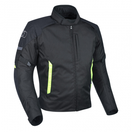 Geci - Geaca textila Oxford Toledo 2.0, negru-fluo, XL