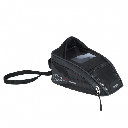 Transport & Depozitare - Geanta rezervor Oxford M2R Mini, 2L, buzunar telefon/GPS, negru, (13cm x 11cm)