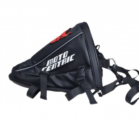 Geanta textila WMX, prindere pe picior, logo rosu, culoare negru [4]