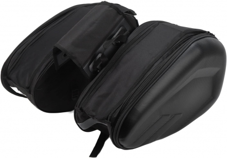 Genti laterale textil motociclete universale 40x30x19cm, culoare negru [4]