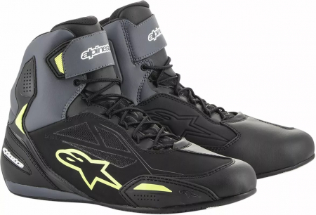 Cizme & Ghete - Ghete Alpinestars Faster-3 Drystar, culoare negru/verde, marime 43.5
