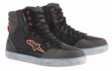 Cizme & Ghete - Ghete Alpinestars J-6 WP Canvas, culoare negru/gri/portocaliu, marime 43.5