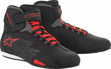 Cizme & Ghete - Ghete Alpinestars Sektor, culoare negru/rosu, marime 43
