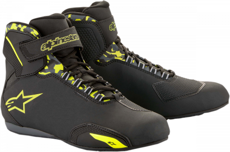 Cizme & Ghete - Ghete Alpinestars Sektor WP, culoare negru/gri/galben, marime 8/40.5