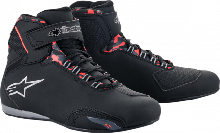 Cizme & Ghete - Ghete Alpinestars Sektor WP, culoare negru/gri/rosu, marime 10.5/43.5