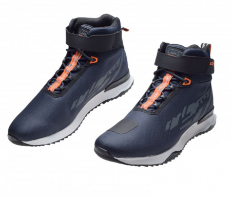 Echipament Strada - Ghete moto LS2 ACRUX, marime 43, culoare negru/albastru/portocaliu