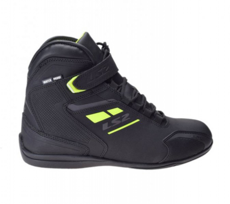 Ghete moto LS2 Garra Man Boots WP, marime 45, culoare negru/verde [2]