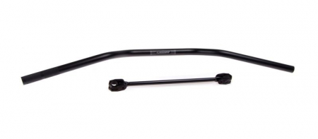 Ghidon moto aluminiu, prindere 22mm, L-780mm,	culoare negru [1]
