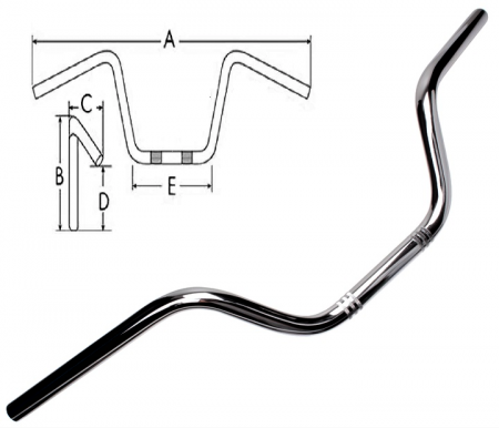 Suspensie Cadru - Ghidon Suzuki GN 125, nichelat