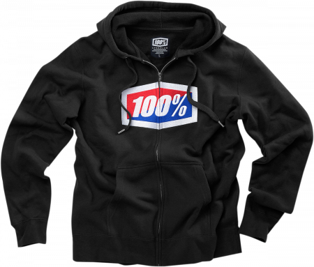 Hanorace - Hanorac 100% Official Black cu Fermoar marime M