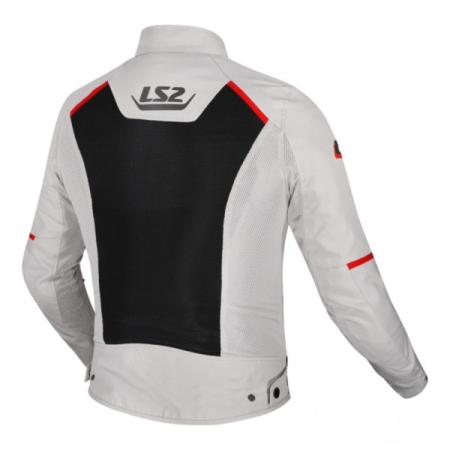 Jacheta LS2 Breeze Man Grey, negru/rosu, 3XL [1]
