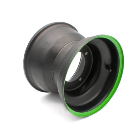 Jante - Janta spate ATV 125cc, 8inch, 4gauri, culoare negru cu banda verde