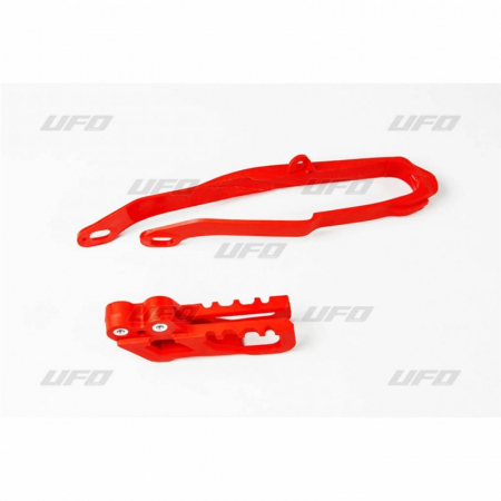 Transmisie - Kit patina + ghidaj lant Honda CRF450 2013, rosu