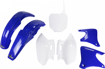 Kit plasticuri - Kit plastice Yamaha YZF 250 2001-2002, albastru/alb