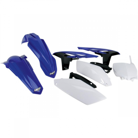 Kit plasticuri - Kit plastice Yamaha YZF250 2010, albastru/alb, culoare OEM