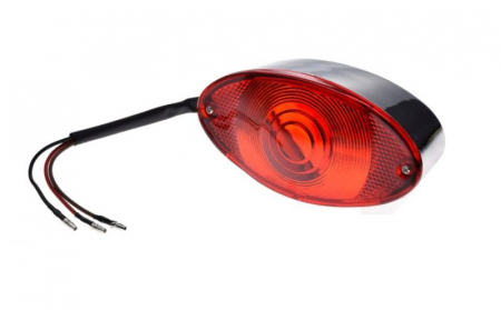 Stop spate/iluminat numar - Lampa stop spate cromat, 128 x 65 x 55mm, universal