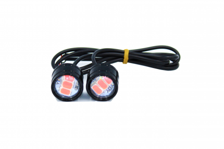Stop spate/iluminat numar - Set 2 lampi STOP MiniLED 12V, lumina rosie