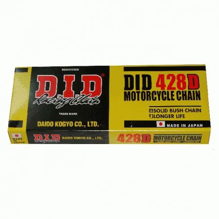 Lanturi - Lant transmisie DID428D-124 zale, fara o-ring, pentru motociclete 125cc-250cc
