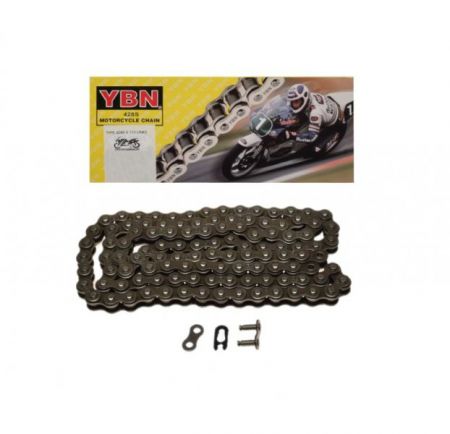 Lanturi - Lant transmisie moto/atv YBN S51 pas 428, 112 zale