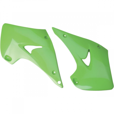 Laterale radiator - Laterale radiator Kawasaki KX125/250/500/03-08 ,verde