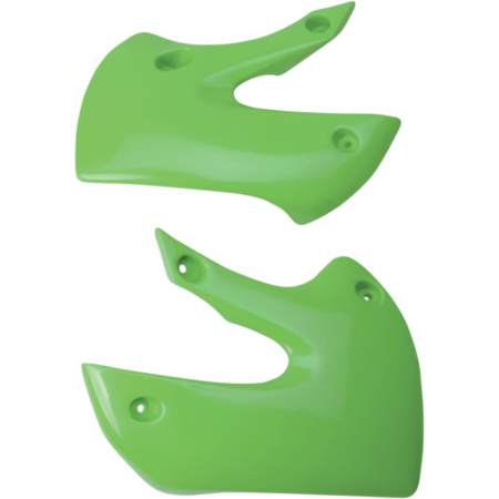 Laterale radiator - Laterale radiator Kawasaki KX65/00-18 KLX110/02-09 cul. verde
