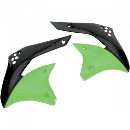 Laterale radiator - Laterale radiator Kawasaki  KXF250/ 06,verde/negru