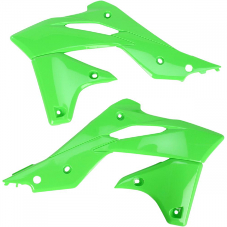 Laterale radiator - Laterale radiator Kawasaki  KXF250/13-16,verde