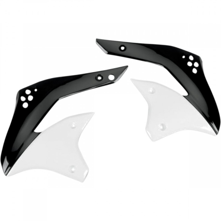 Laterale radiator - Laterale radiator Kawasaki KXF450/06,negru/alb