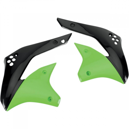 Laterale radiator - Laterale radiator Kawasaki KXF450/06,verde/negru