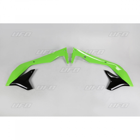 Laterale radiator - Laterale radiator Kawasaki  KXF450/16-18 negru/verde