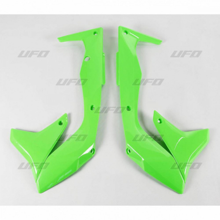 Laterale radiator - Laterale radiator Kawasaki  KXF450/16-18 ,verde fluorescent
