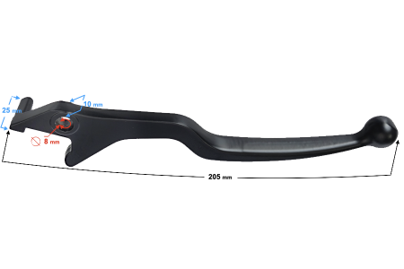 Manetă frână față Barton Fighter 2 50cc [2]