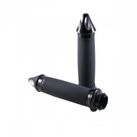 Suspensie Cadru - Mansoane accelratie  Avon custom touring- 25,4mm diametru; Culoare Negru