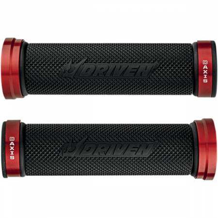 Suspensie Cadru - Mansoane d-axis Driven - capat deschis; ghidon 22mm; L125mm ; Culoare Negru/Rosu