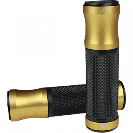 Suspensie Cadru - Mansoane D3 Driven - ghidon 22mm L125mm ; Culoare Negru/Auriu