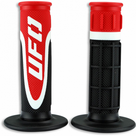 Suspensie Cadru - Mansoane motocross Ufo Axiom, negru/rosu
